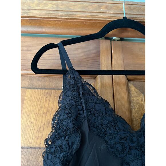 NWT Free People We Are HAH Women's Back Off Bodysuit Open-Back Noir Black SZ XS - Picture 6 of 13